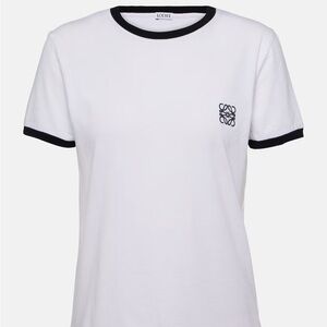Loewe Anagram black white cotton jersey T-shirt
